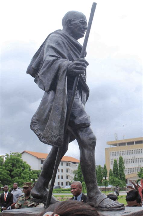 In Ghana Calls To Tear Down A Statue Of ‘racist’ Gandhi The