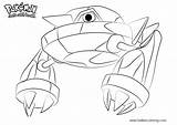 Metang Pokemon Coloring Pages Step Draw Printable Kids Drawing sketch template