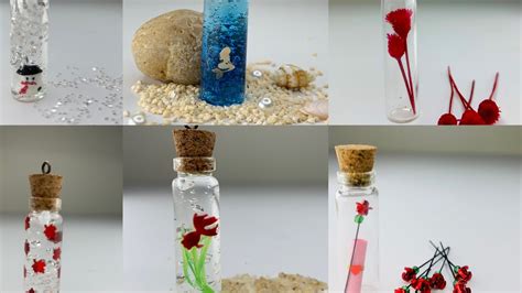 diy  easy stunning miniature bottle crafts diy bottle art part  sulu arts youtube