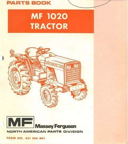 massey ferguson tractor mf parts manual mf