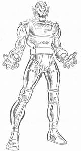 Ultron Friday Fan Comic Book sketch template