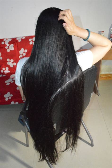 aidebianyuan cut  thigh length long hair  longhaircutcn