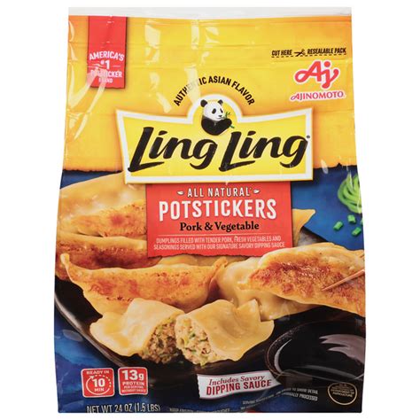 save  ling ling potstickers pork vegetable  natural order