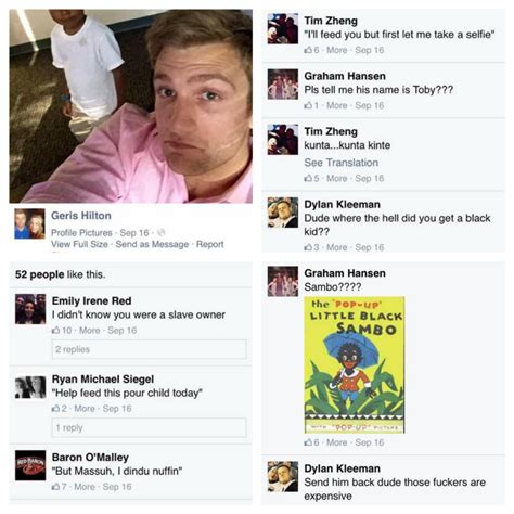 guy fired after he and his friends post racist facebook comments about