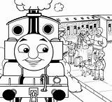Train Coloring Thomas Pages Drawing Christmas Passenger Printable James Coal Lower Color Colouring Birthday Getcolorings Getdrawings Paintingvalley sketch template