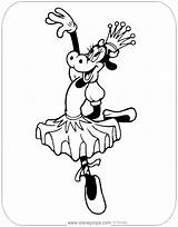 Coloring Clarabelle Cow Pages Mickey Mouse Friends Goofy Ballet Dancing Disneyclips Minnie Daisy Printable Duck Funstuff sketch template