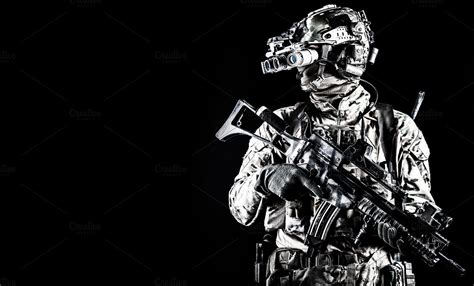 soldier  night vision device  army soldier  armed high quality technology