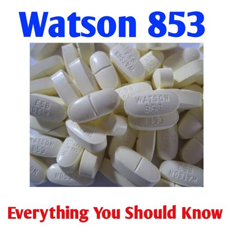 watson  pill dosage  side effects pictures addiction public health