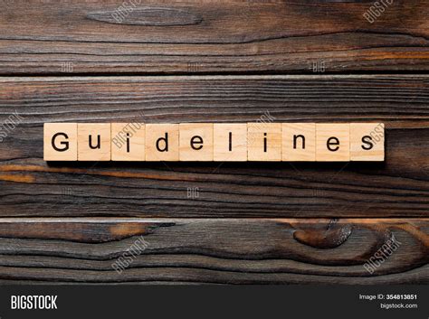 Guidelines Word Image And Photo Free Trial Bigstock
