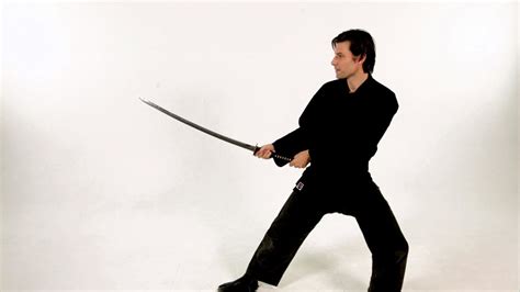how to do seigan no kamae katana stance sword fighting youtube