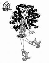 Monster High Haunted Coloring Pages Print Color Coloringtop sketch template