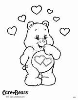Care Bears Bear Coloring Pages Lot Lucky Printable Baby Valentine Kids Cartoon Cute Adult Teddy Disney Sheets Cheer Color Print sketch template