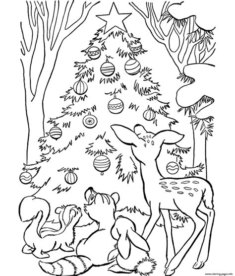 coloring pages  christmas treebe coloring page printable
