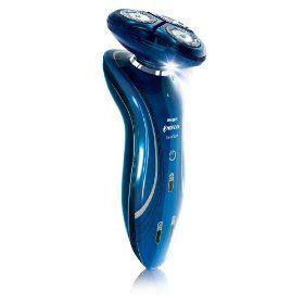philips norelco  sensotouch  electric shaver metallic blue  electric razor