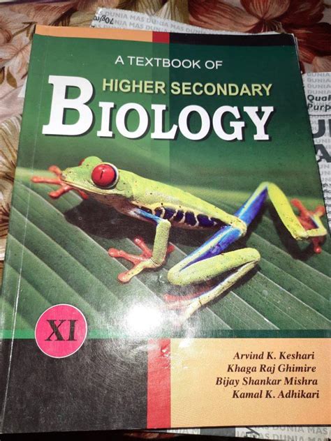 Buy Used Biology Book For Higher Secondary Book Nepal Sajha Kitab
