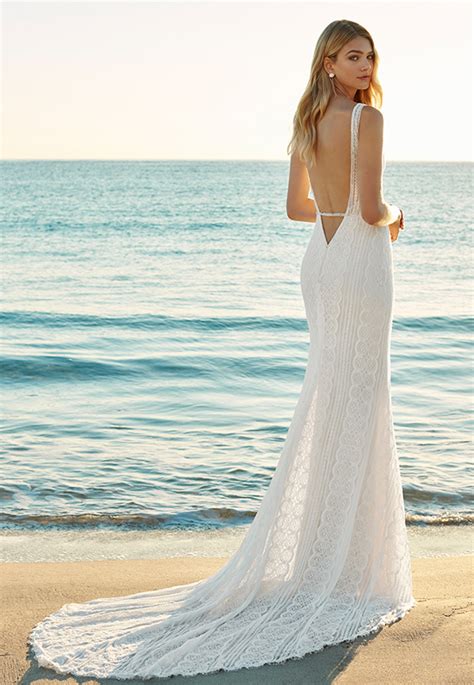 2019 Glam Beach Wedding Dresses Weddings Romantique