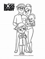 Boss Baby Coloring Pages Family Printables sketch template