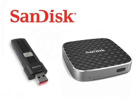 sandisk introduces wireless flash storage drives  gadgeteer