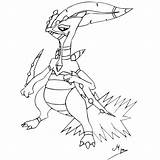 Sceptile Psyduck Xcolorings Silvally Quadrupedal Chimeric Lycanroc Dusk sketch template