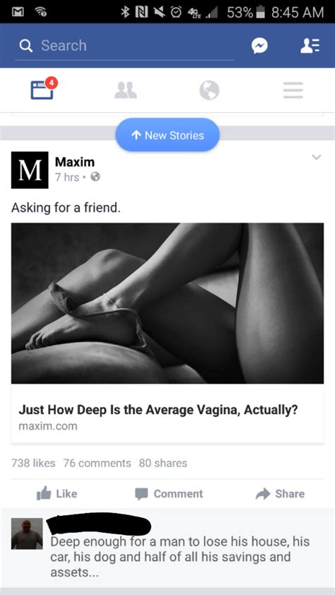 how deep is the average vagina