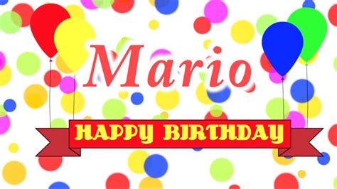 happy birthday mario song youtube