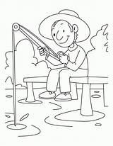Fishing Colorat Copii Jocuri Onlain Ani Desene Summertime sketch template