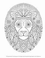 Coloring Hippie Animals Amazon Book Thaneeya Mcardle Pages Animal Mandala Color sketch template
