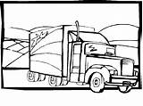 Coloring Truck Pages Color Trucks Semi Camion Transport Cliparts Clipart Printable Kids Cars Graphics Coloriage Library Popular Sheets Routier Coloringpages1001 sketch template