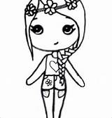Instagram Chibi Coloring Pages Drawing Girl Easy Girls Cute Drawings Teens Bff Kawaii Anime Templates Template Friend Name Getdrawings Clipartmag sketch template