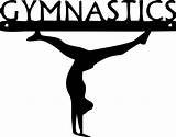 Gymnastics Gymnast Clipart Handstand Clip Silhouette Transparent Artistic Handspring Webstockreview Library sketch template