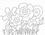 Wee Embroidery sketch template