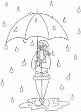 Rain Coloring Away Go Template sketch template