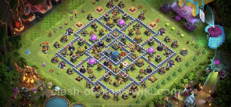 farming base   link anti  stars clash  clans town hall