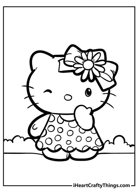 kitty coloring pages   printables