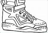 Coloring Vans Pages Shoes Getcolorings sketch template