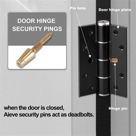pack door hinge security pins hidden door hinge security screws