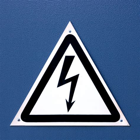 photo high voltage sign risk power isolated   jooinn