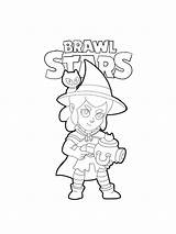 Shelly Brawl Stars Pages Coloring Printable sketch template