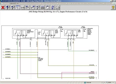 dodge ram  fuel pump wiring diagram easy wiring