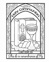 Communion Bible Reconciliation 5x11 6x8 Journaling Comunione Decorazioni sketch template