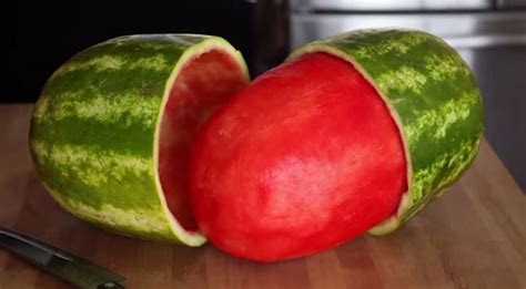 wacky wednesday watermelon party trick meaty beer keg pizza food