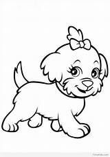 Dog Baby Pages Coloring Getcolorings Beautiful sketch template