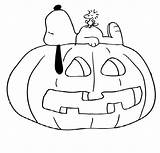 Snoopy Halloween Coloring Pages Getcolorings sketch template