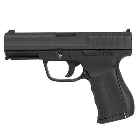 fmk firearms   mm luger  black pistol  rounds california compliant  stock