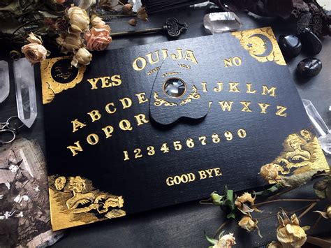 ouija board classic black  gold pandora witch shop