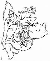 Pooh Winnie Coloring Pages Kids Disney Drawings Friends Bear Sheets Printable Tags Print Coloringkids Popular Rabbit sketch template
