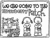 Coloring Field Trip Sheet Strawberry Patch Reflection sketch template