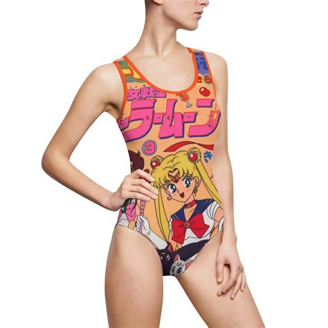 Sailor Moon Women S Classic One Piece Swimsuit Body Suit Etsy