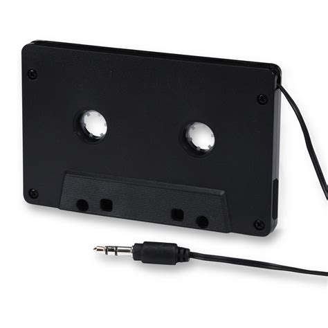 onn cassette adapter turn  tapedeck stereo system   digital media player walmartcom