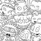90s Nickelodeon Splat Random sketch template